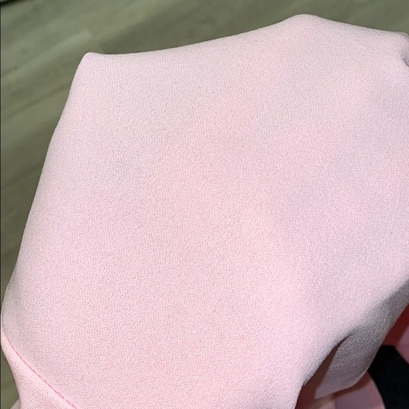 COPY - Reilly Cutout Ruffle Dress in Light Pink - Picture 6 of 11